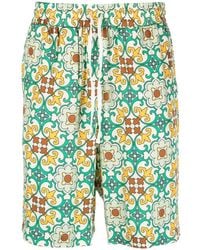 Drole de Monsieur - Faïence Printed Shorts - Lyst