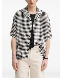 Won Hundred - Camicia A Maniche Corte A Quadri - Lyst