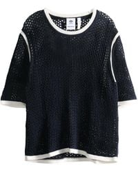 adidas - X Wales Bonner Crochet T-Shirt - Lyst