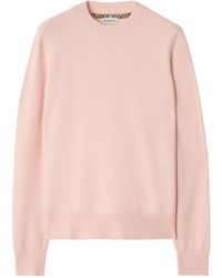 Burberry - Cashmere Blend Sweater - Lyst