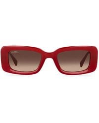Lancel - Premier Flirt Sonnenbrille Mit Eckigem Gestell - Lyst