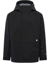 vowels - Water-Resistant Hooded Shell Jacket - Lyst