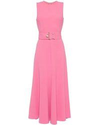 Elie Saab - ベルテッド シルクドレス - Lyst