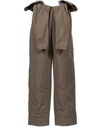 OPEN YY - Gathered Trousers - Lyst