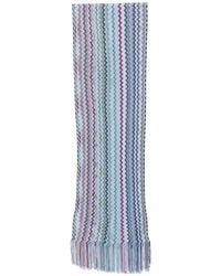 Missoni - Écharpe Frangée À Motif Zigzag - Lyst
