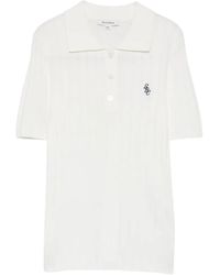 Sporty & Rich - Polo Josefa En Maille Nervurée - Lyst