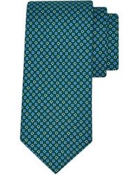 Ferragamo - Gancini Flower Print Silk Tie - Lyst