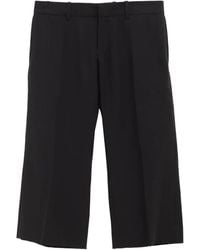Balenciaga - Low-Raise Capri Trousers - Lyst