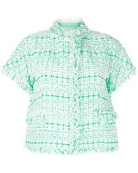Shiatzy Chen - Bead-Embellished Tweed Jacket - Lyst
