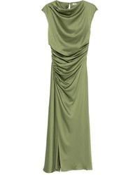 Jonathan Simkhai - Burke Cowl-Neck Midi Dress - Lyst
