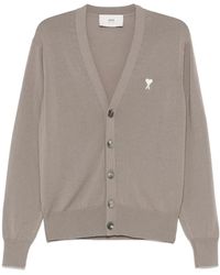 Ami Paris - Cardigan Con Motivo Cloud Ami De Coeur - Lyst