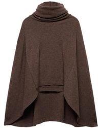 7 For All Mankind - High-Neck Shawl-Sleeve Sweater - Lyst
