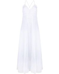 Charo Ruiz - Kleid mit V-Ausschnitt - Lyst