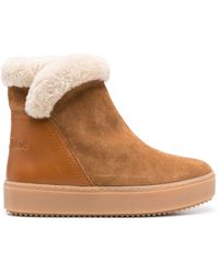 See By Chloé - Juliet Shearling Ankle Boots - Lyst