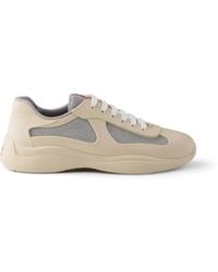 Prada - America's Cup Soft Rubber And Bike Fabric Sneakers - Lyst