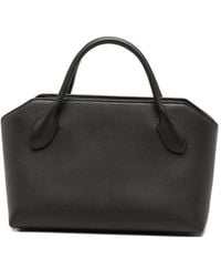 The Row - Terrasse Bauletto Leather Tote Bag - Lyst