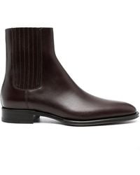 DSquared² - Zip-Up Leather Ankle Boots - Lyst
