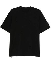 JNBY - Loop-Detail Cotton T-Shirt - Lyst