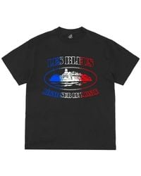 corteiz - France Alcatraz Logo-Print T-Shirt - Lyst