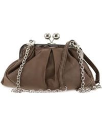Weekend by Maxmara - Small Pasticcino Leather Clutch Bag - Lyst