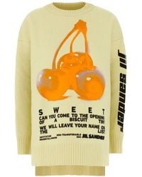 Jil Sander - Patterned Intarsia-Knit Jumper - Lyst