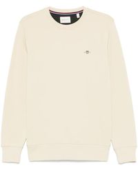 GANT - Shield-Motif Crew-Neck Sweatshirt - Lyst