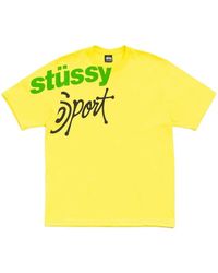 Stussy - Logo-Print Short-Sleeve T-Shirt - Lyst