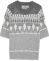Ermanno Scervino - Top A Maniche Corte - Lyst
