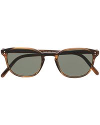 Oliver Peoples - Fairmont Sun Round-Frame Sunglasses - Lyst