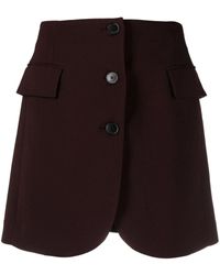 Lanvin - Tailored Wool Blend Miniskirt - Lyst
