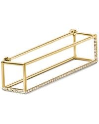 Shihara - Pendiente Prism 30 En Oro Amarillo De 18Kt Con Diamantes - Lyst