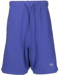 Advisory Board Crystals - Short De Sport En Coton À Logo Brodé - Lyst