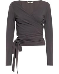 Rethinkit Studios - Wrap Long-Sleeve Top - Lyst