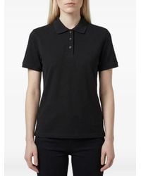 Saint Laurent - Logo-Embroidered Piqué Polo Shirt - Lyst