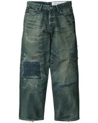 Neighborhood - Jeans Con Design Patchwork - Lyst