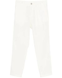 Herno - Button Straight Trousers - Lyst