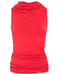 Rick Owens - Lola Cowl-Neck Top - Lyst