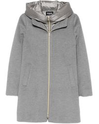 Marella - Cappotto Monopetto Bacio Con Cappuccio - Lyst
