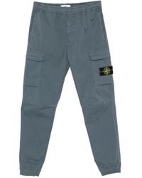 Stone Island - Logo-Patch Cargo Pants - Lyst