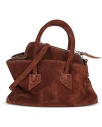 The Attico - Mini La Passeggiata Suede Handbag - Lyst
