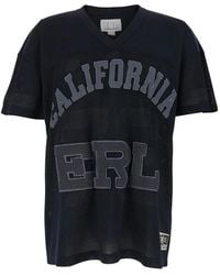 ERL - T-Shirt V-Neck Cotton - Lyst