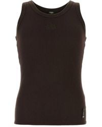 Fendi ロゴパターン タンクトップ Fendi ロゴパターン タンクトップ FENDI タンクトップ | ニュートラル