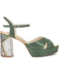 freya rose - Zahra Ankle-Strap Heeled Sandals - Lyst