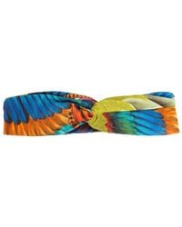 Lygia & Nanny - Bethania Twisted Feather-Print Headband - Lyst