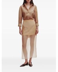 Twp - Sheer Button-Up Shirt - Lyst
