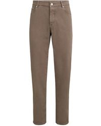 Brunello Cucinelli - ボタン ファイブポケットパンツ - Lyst