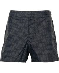 Givenchy - 4g-motif Swim Shorts - Lyst
