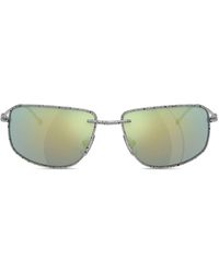 DIESEL - Rectangle-frame Sunglasses - Lyst
