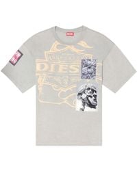 DIESEL - T-Boxt-Slits-R8 T-Shirt - Lyst
