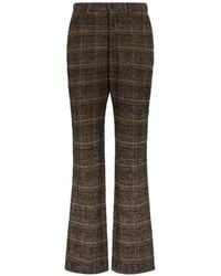 Philosophy Di Lorenzo Serafini - Check-Pattern Tailored Trousers - Lyst